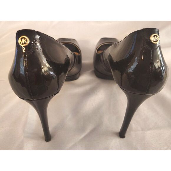 MICHAEL Michael Kors Erika Platform Peep Toe Pumps Size 7.5 - Picture 4 of 10